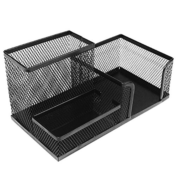 Multifunction Mesh Stationery Holder - Black (pc)